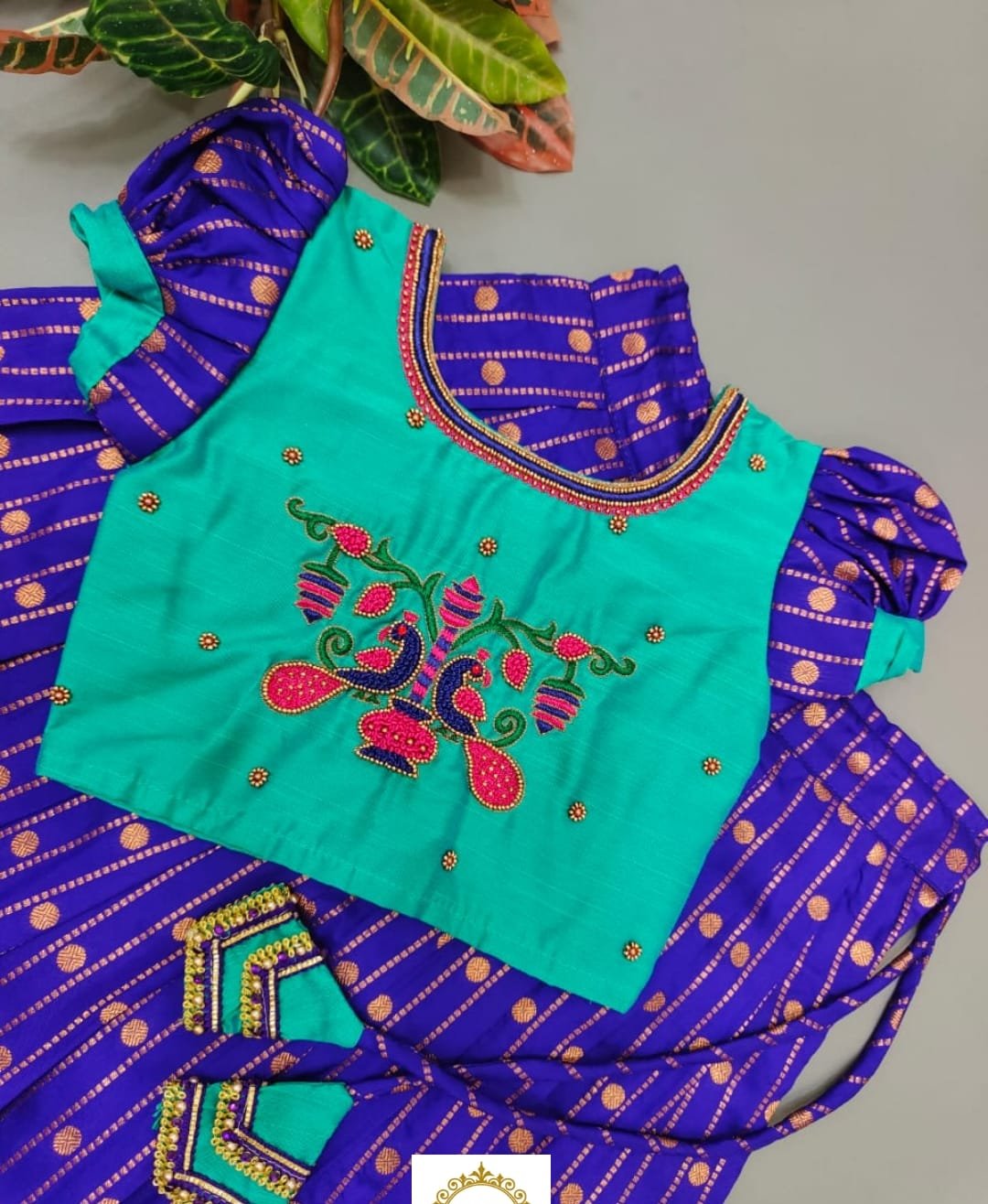 1 - 14 Years Banarasi Skirt and Top