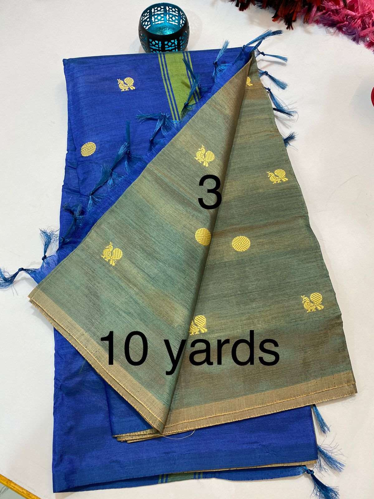 10 yards vaalai pattu saree