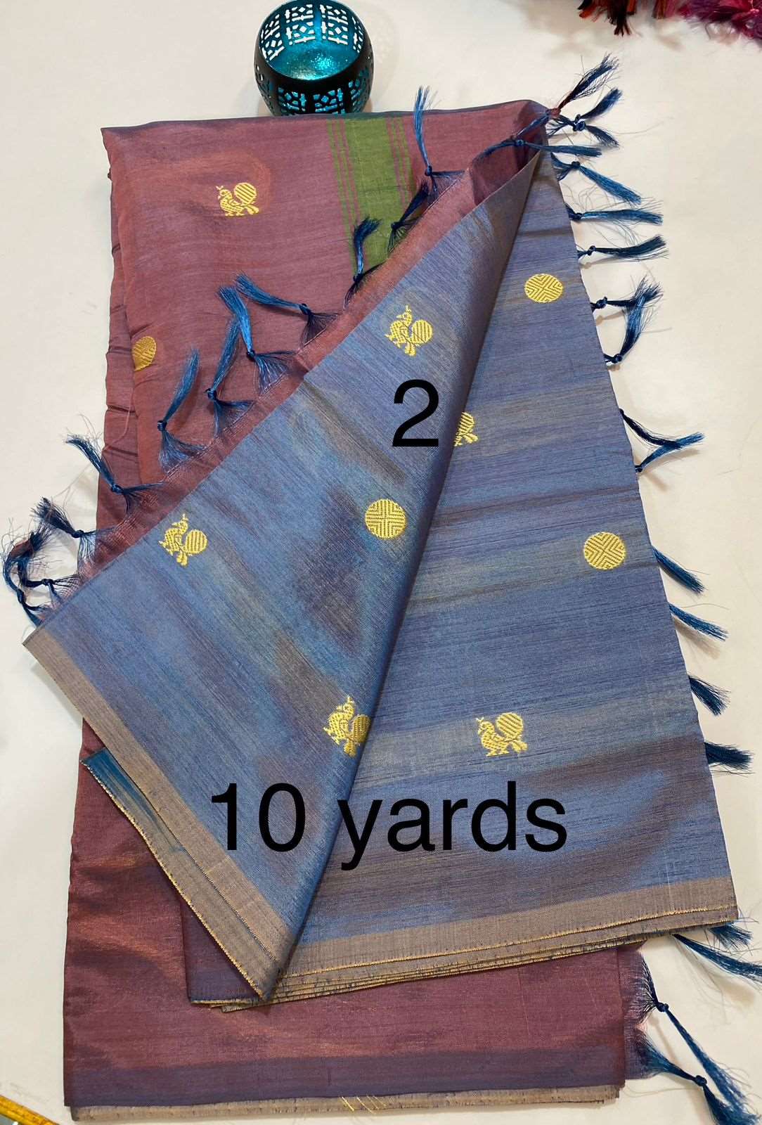 10 yards vaalai pattu saree