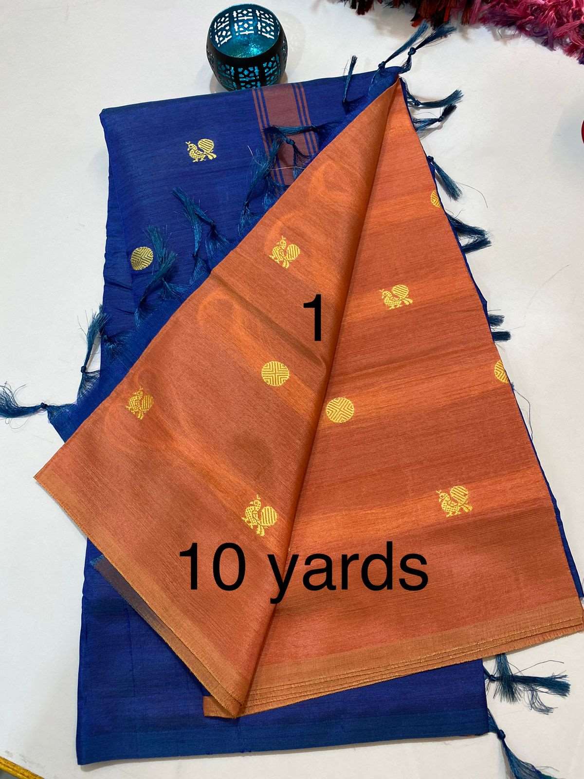 10 yards vaalai pattu saree