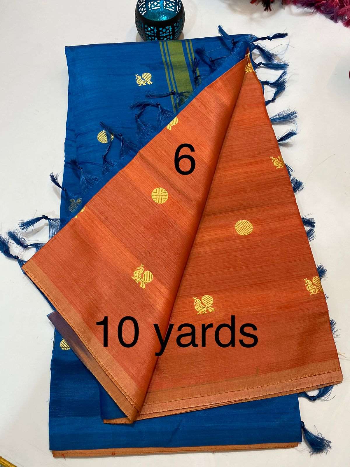 10 yards vaalai pattu saree