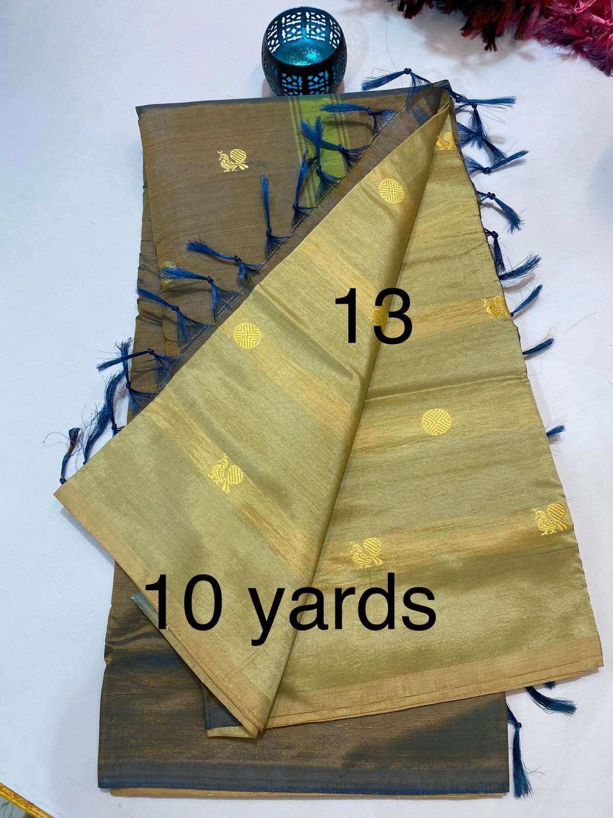 10 yards vaalai pattu saree