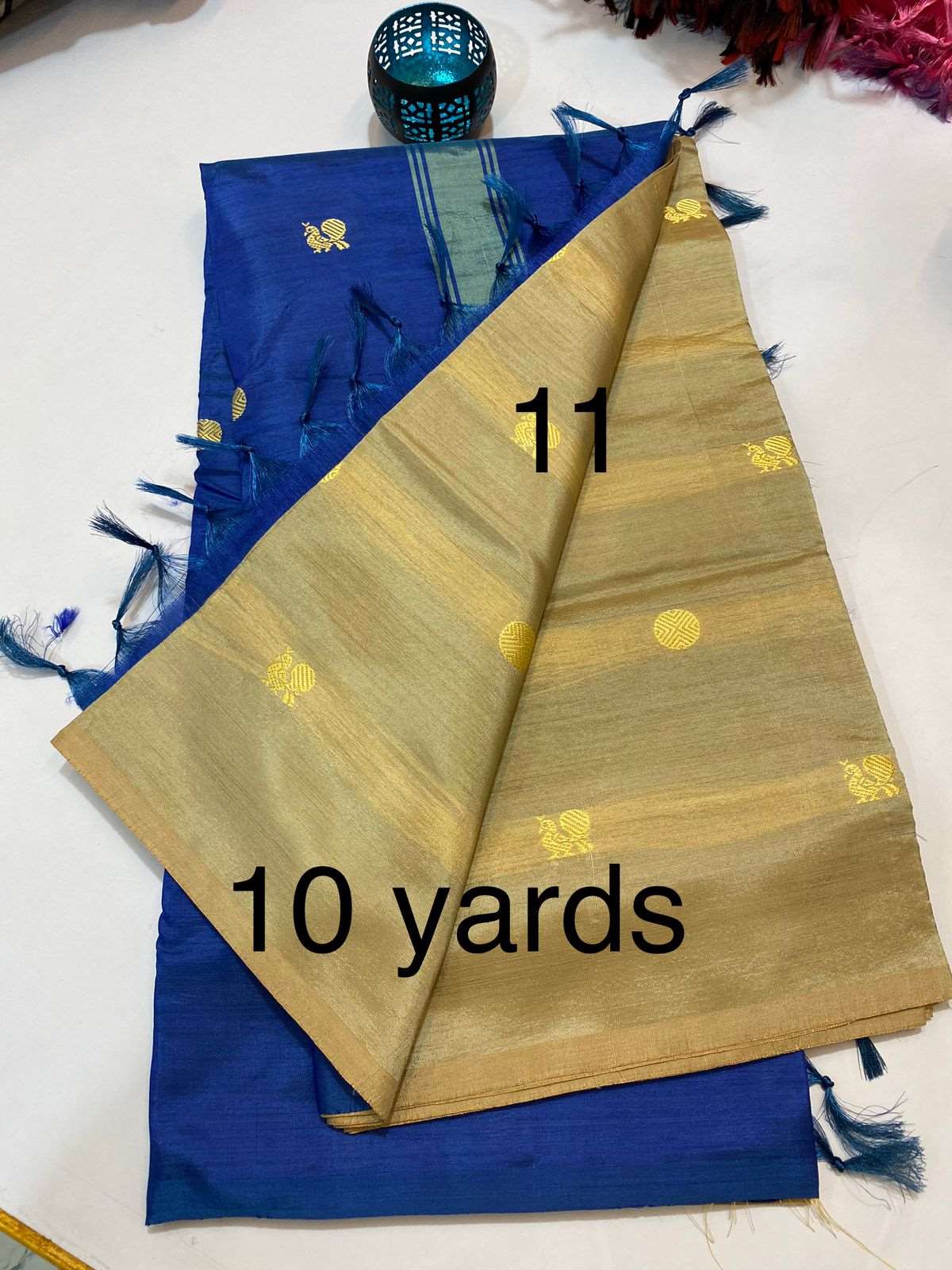 10 yards vaalai pattu saree