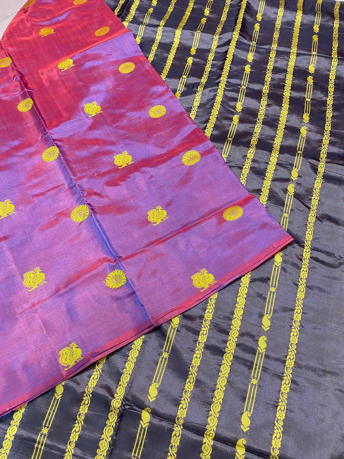 10 yards vaalai pattu saree