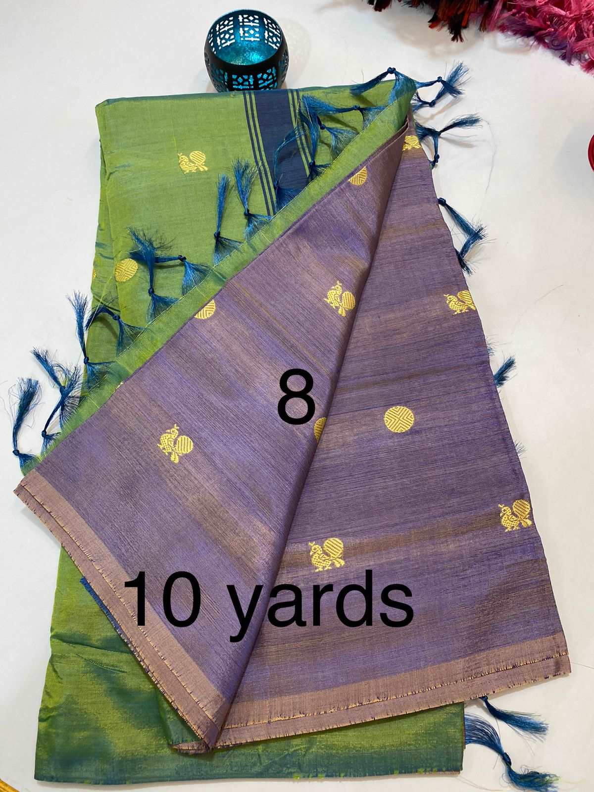 10 yards vaalai pattu saree