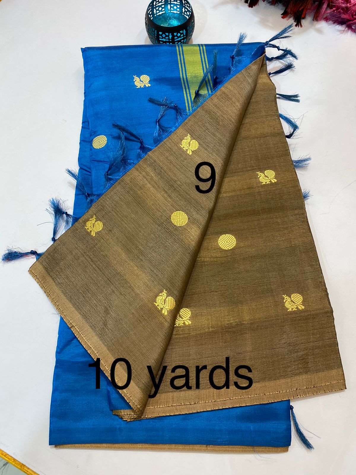 10 yards vaalai pattu saree