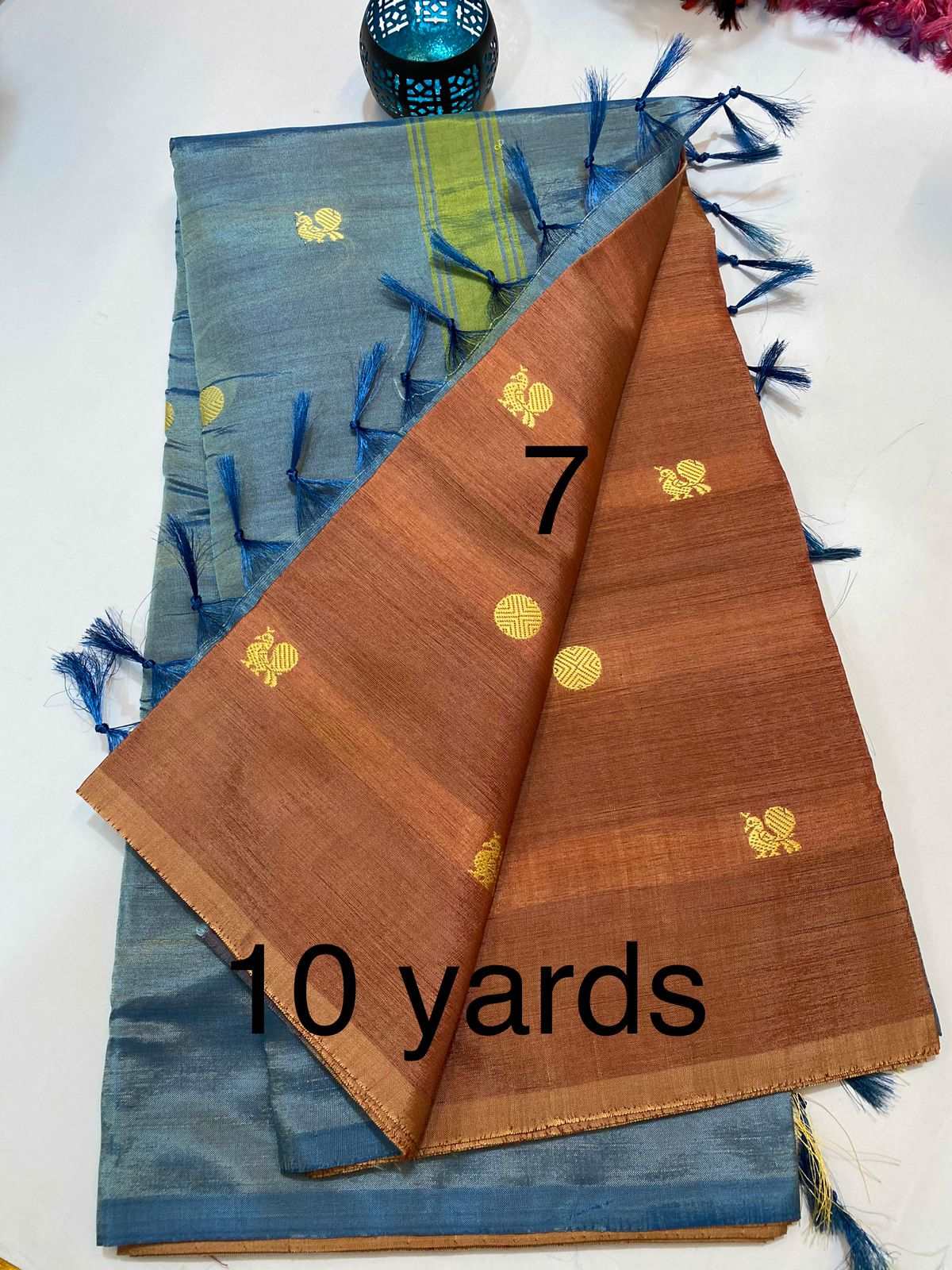 10 yards vaalai pattu saree