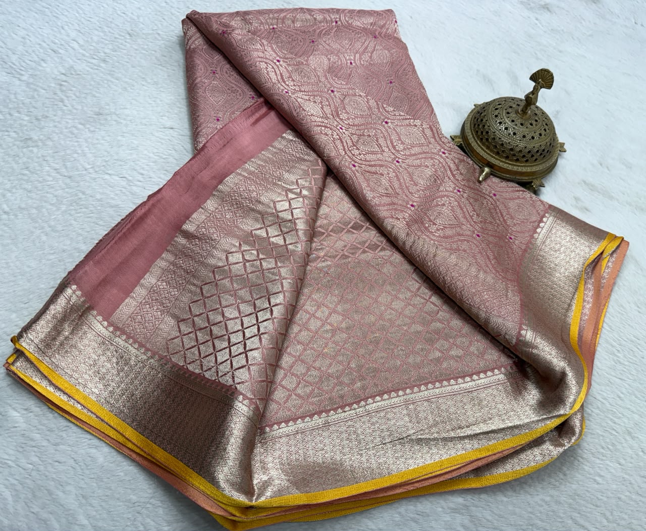 Pure Mysore Silk Brocade Work Saree
