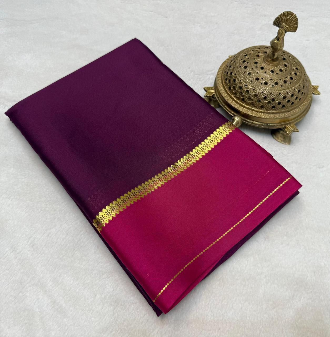 Pure Mysore Silk Saree