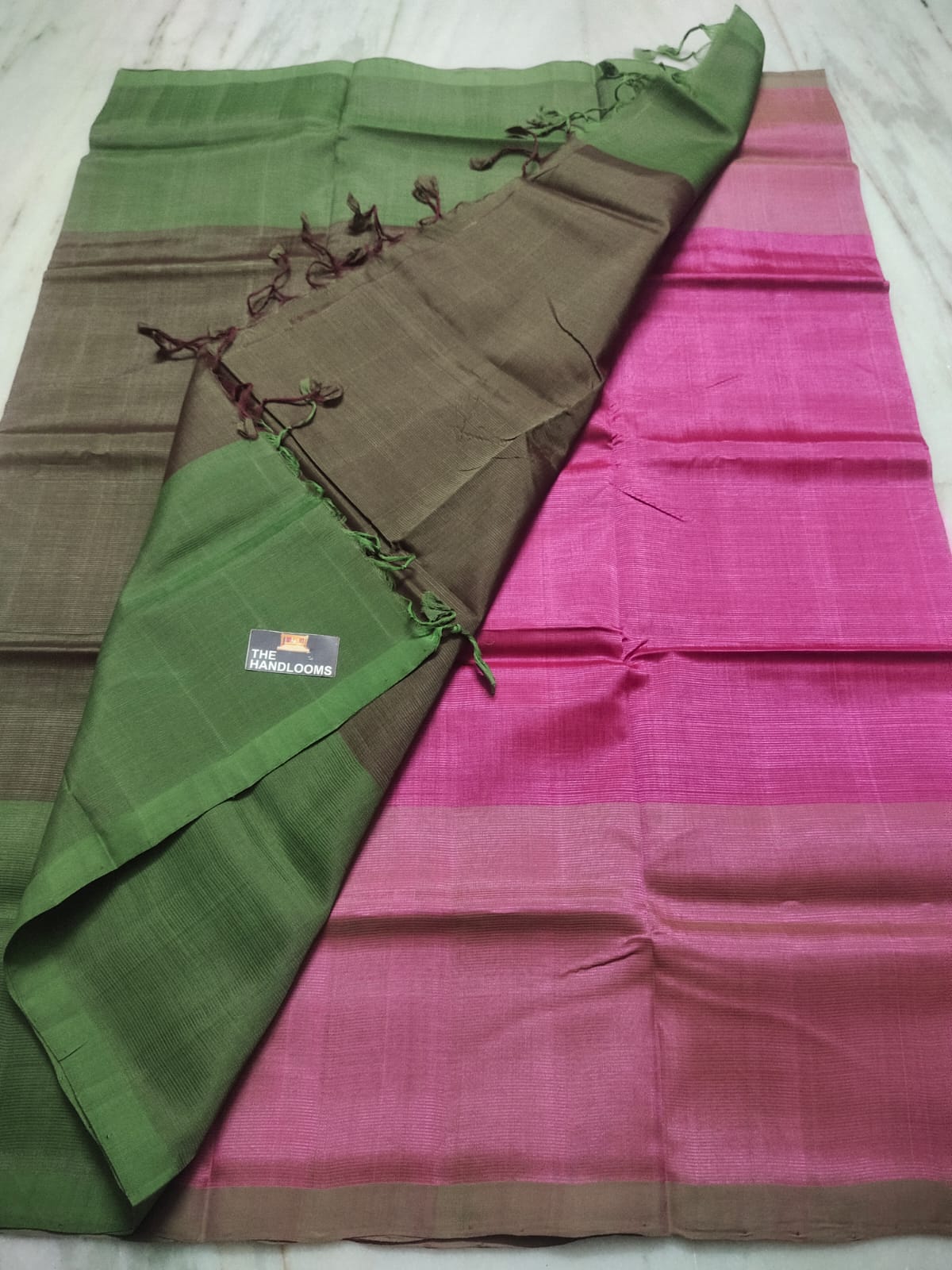 Mangalagiri Pure Handloom Pattu by Cotton Saree