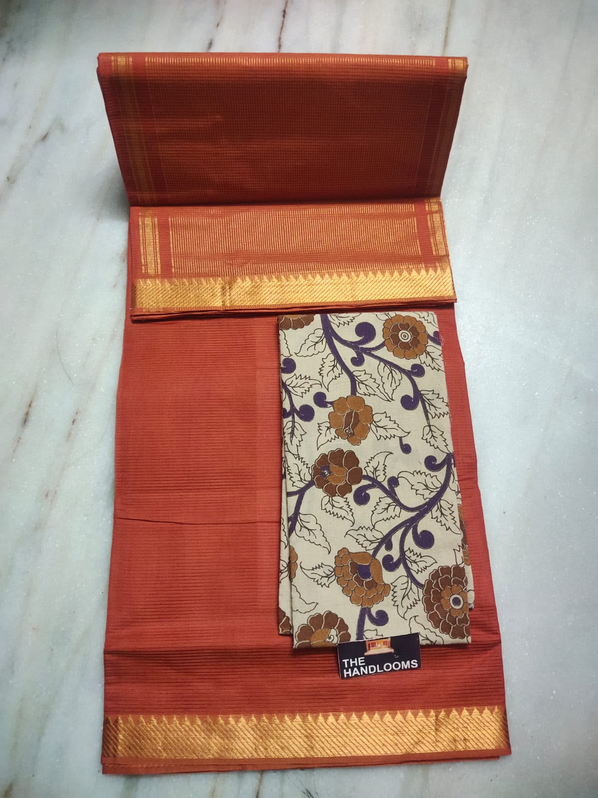 Mangalagiri Pure Handloom Original Cotton by Cotton Saree