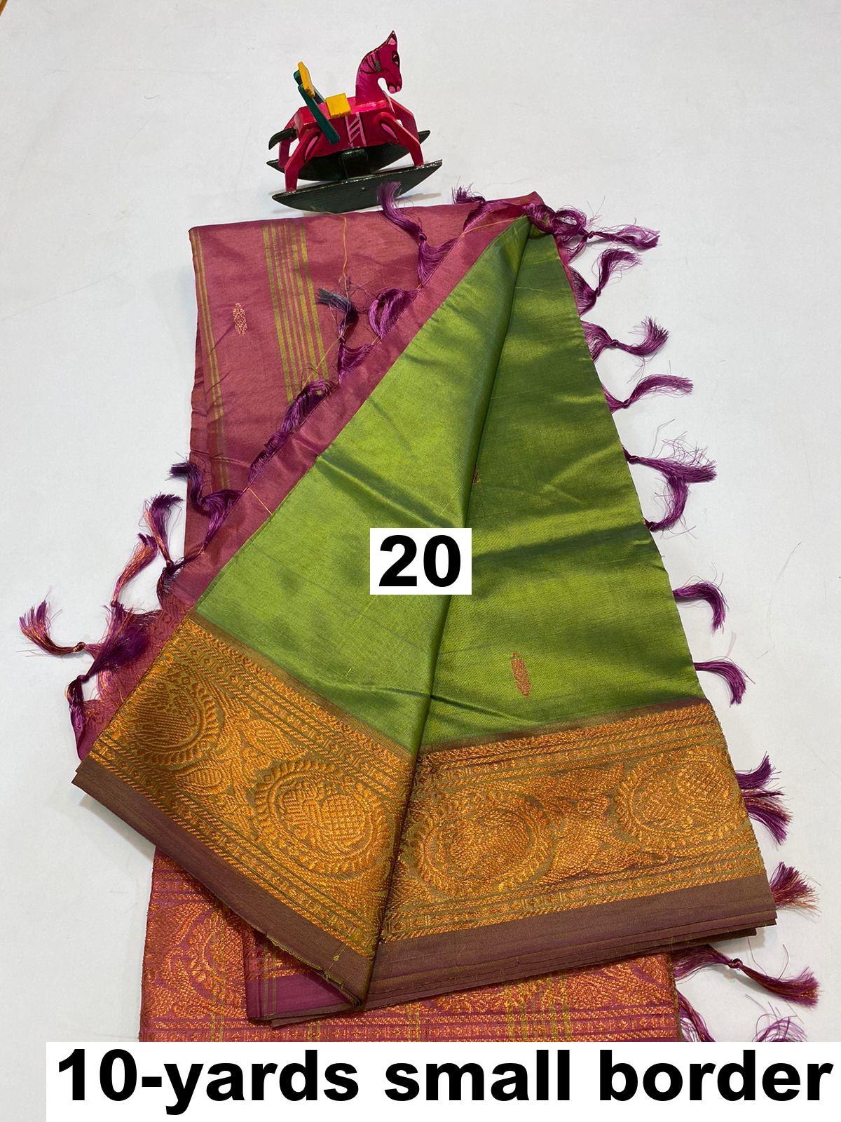 Traditional 10 yards madisar chinnalapattu silk saree