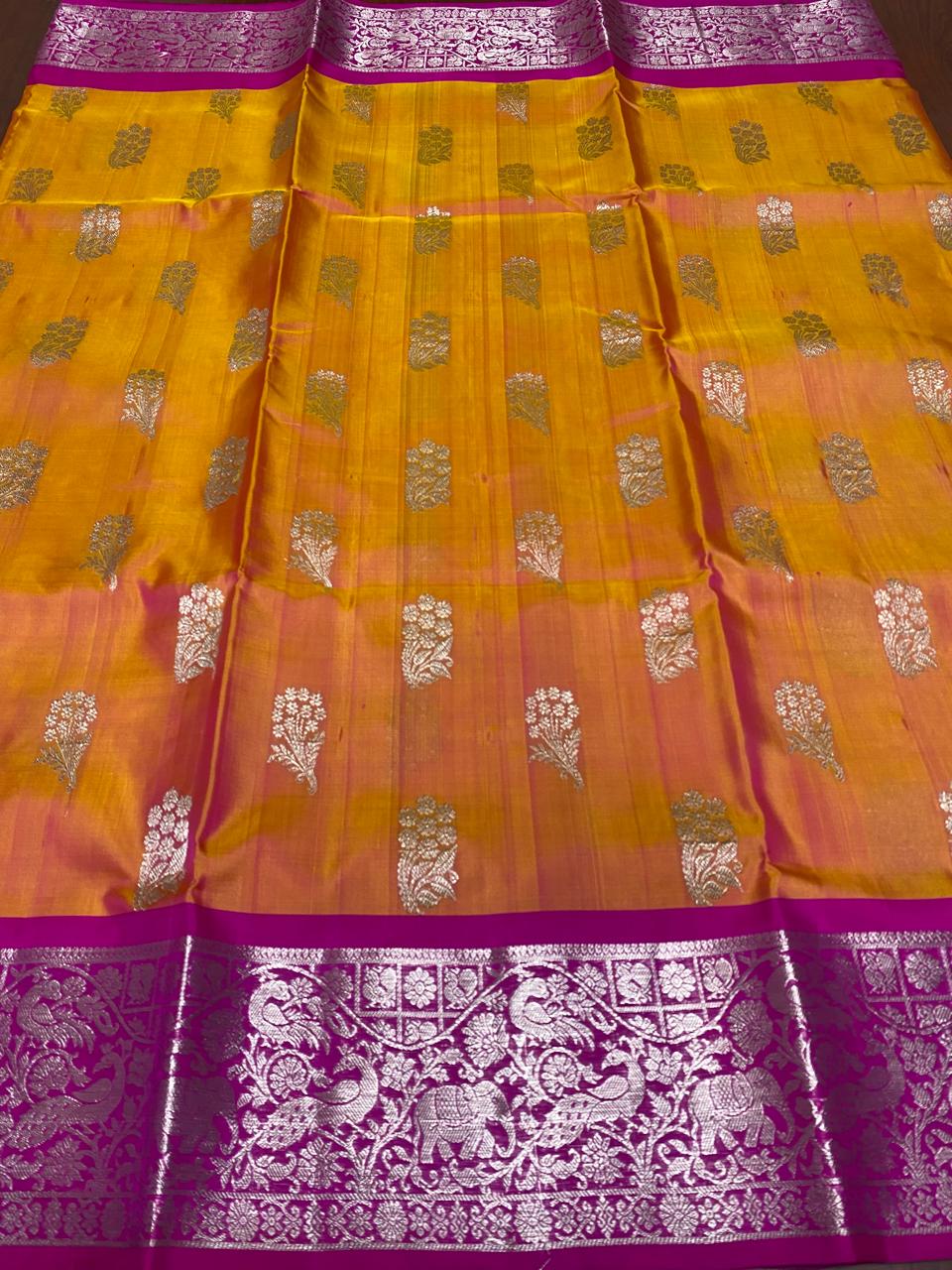 Handwoven Venkatagiri Pattu Saree
