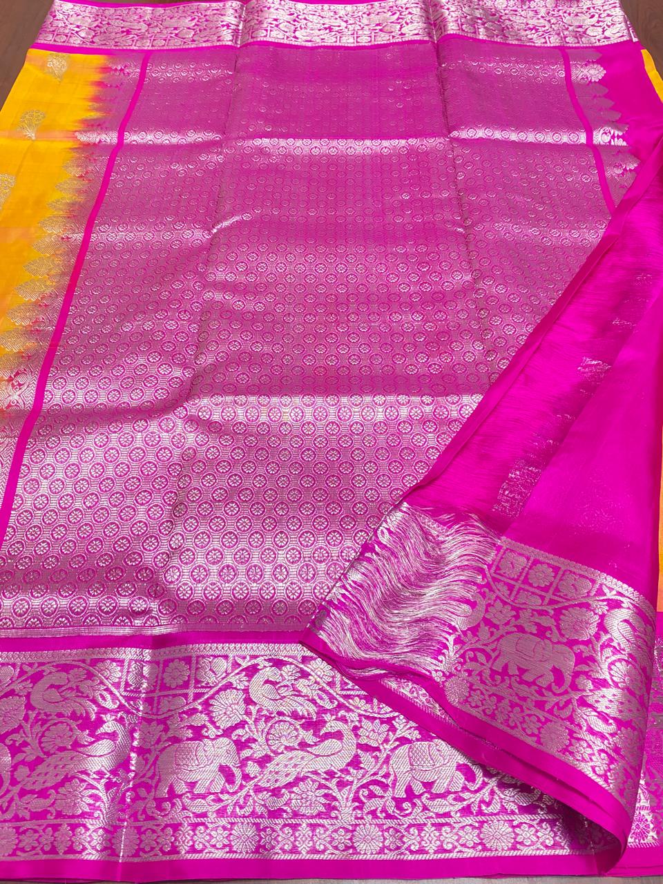 Handwoven Venkatagiri Pattu Saree