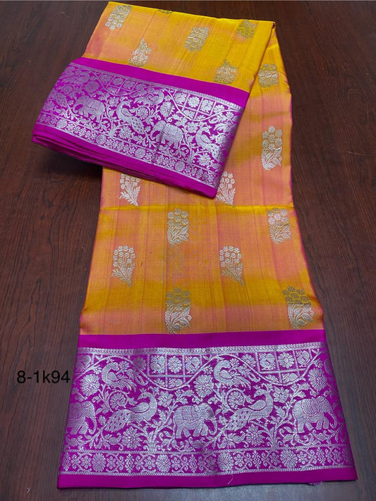 Handwoven Venkatagiri Pattu Saree