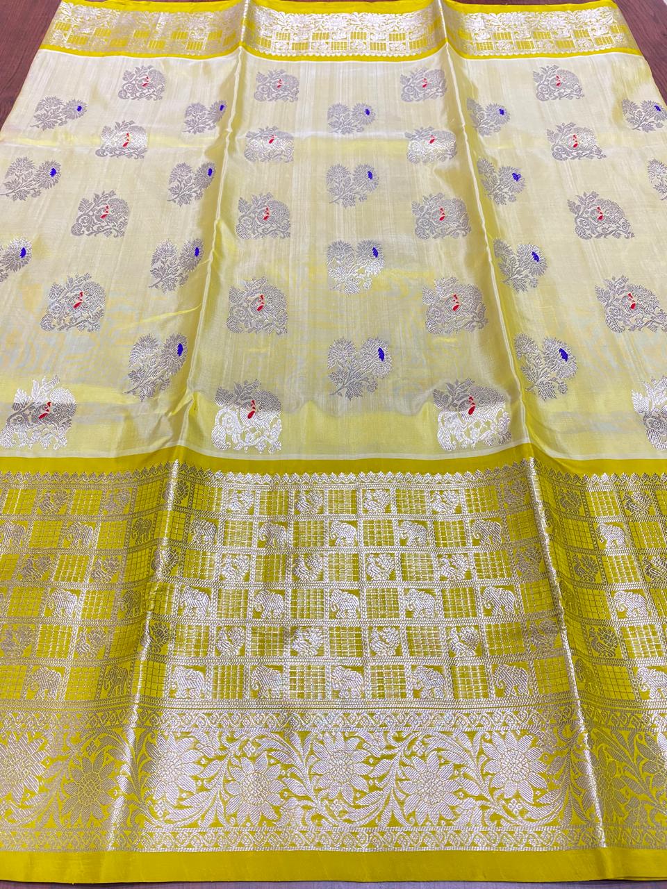 Exquisite Venkatagiri Pure Silk Handloom Saree