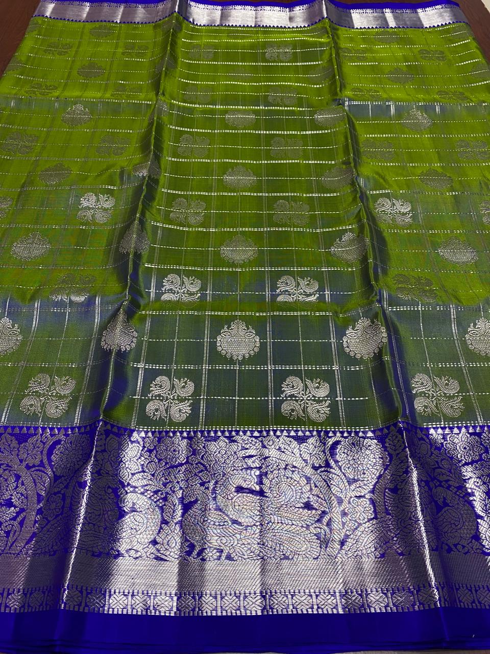 Pure Venkatagiri Handwoven Silk Saree