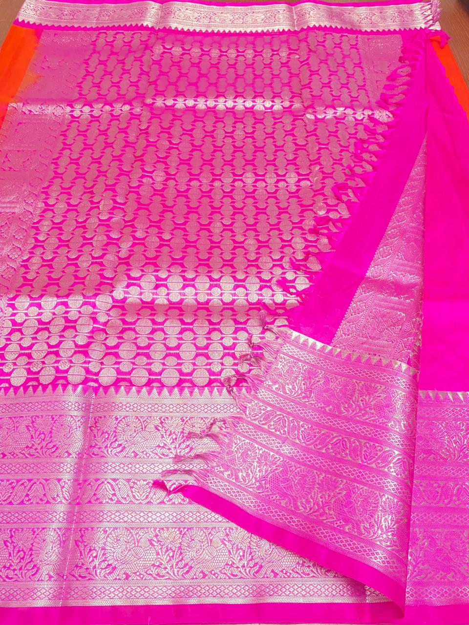 Authentic Venkatagiri Pattu Pure Handloom Saree