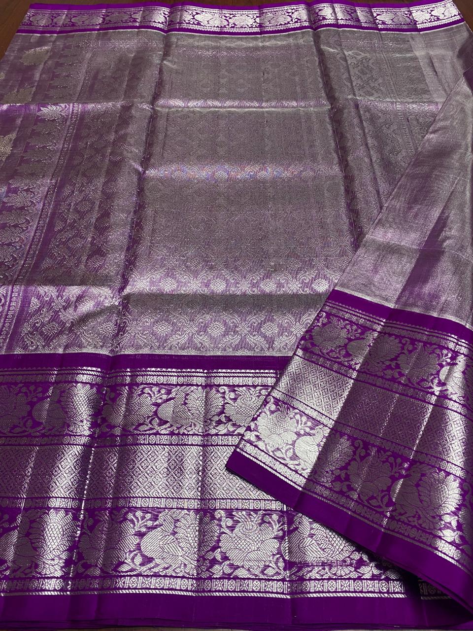 Venkatagiri Pure Handloom Silk Pattu Saree with Timeless Elegance
