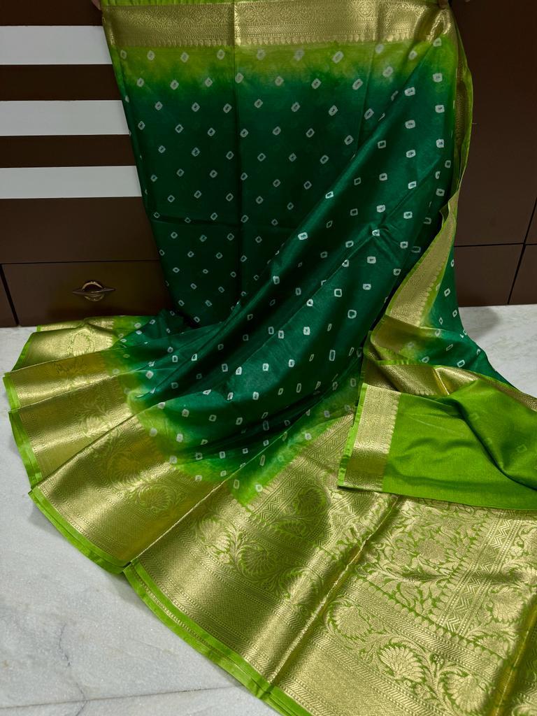 Banarasi Chunri Bandhani Saree
