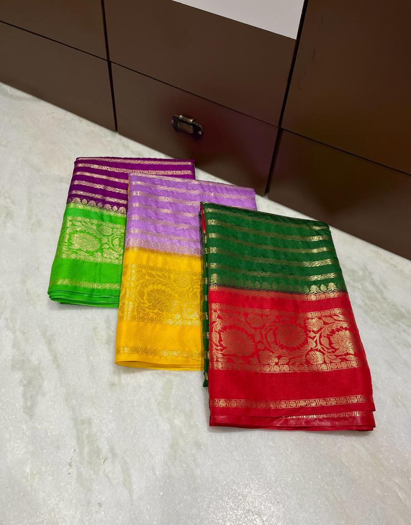 Banarasi Dyable Dupion Saree