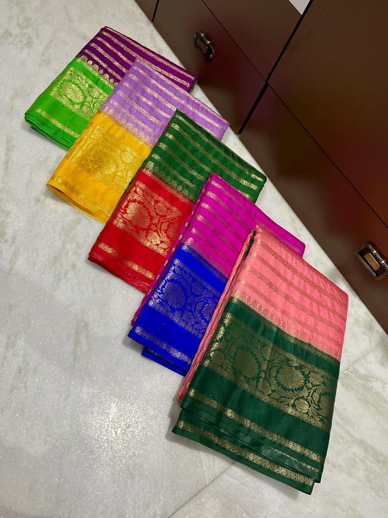 Banarasi Dyable Dupion Saree
