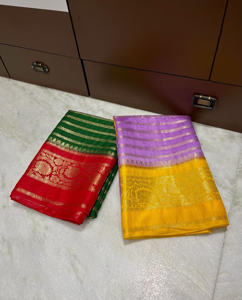 Banarasi Dyable Dupion Saree
