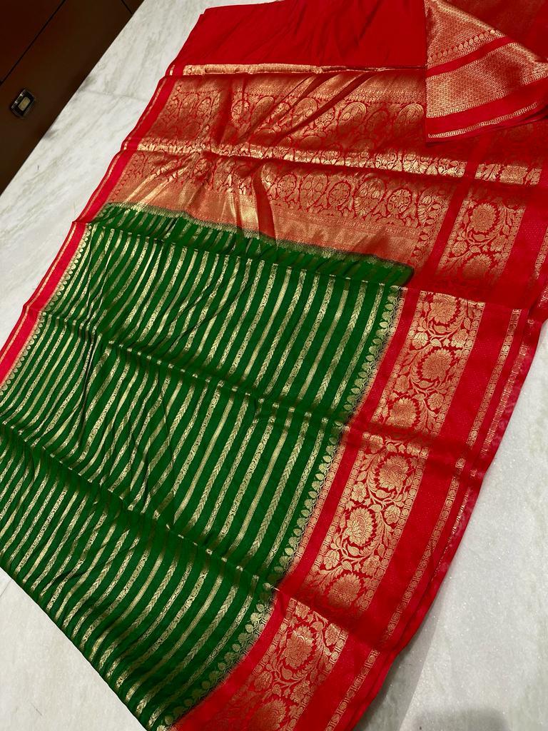 Banarasi Dyable Dupion Saree