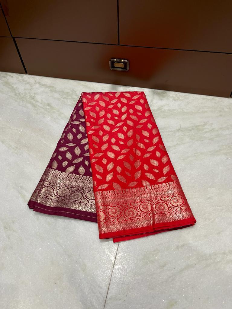 Banarasi Dyable Dupion Saree