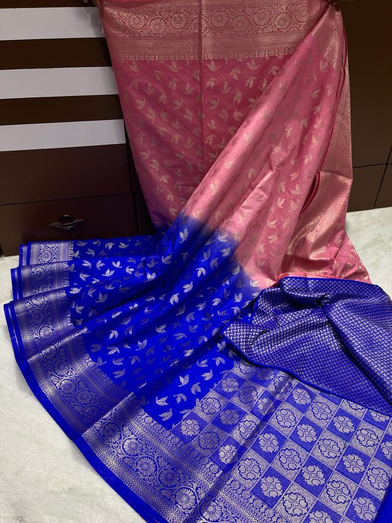 Banarasi Dyable Dupion Saree