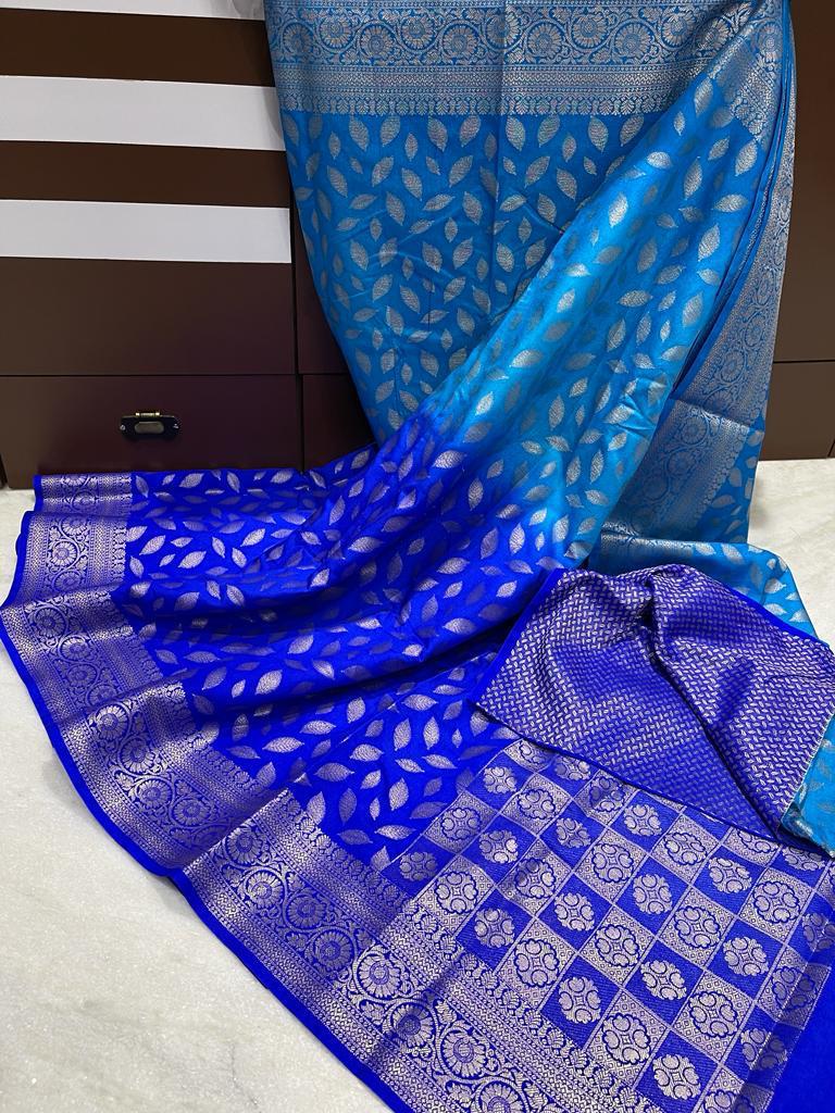 Banarasi Dyable Dupion Saree