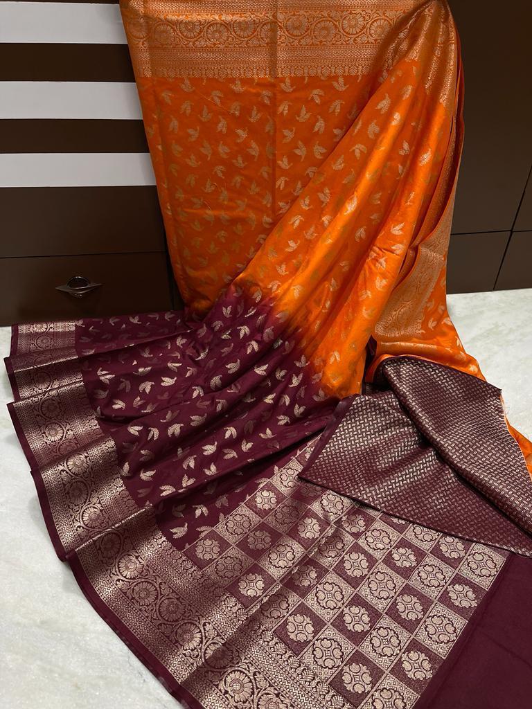 Banarasi Dyable Dupion Saree