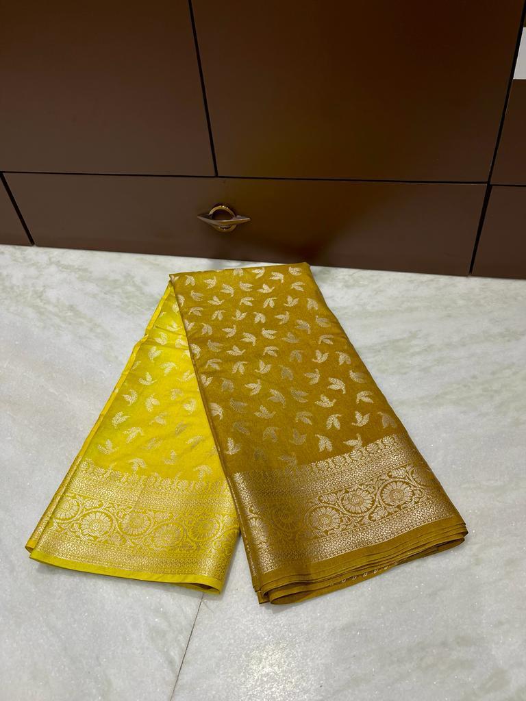 Banarasi Dyable Dupion Saree