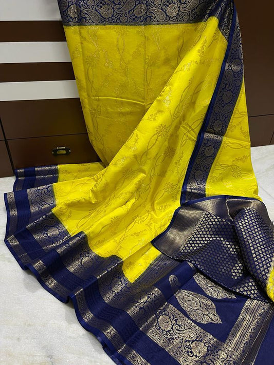 Banarasi Dyable Dupion Silk Saree