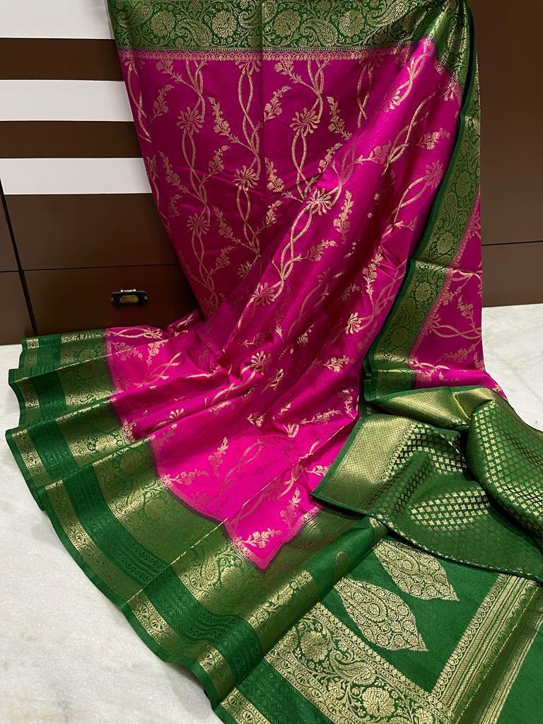 Banarasi Dyable Dupion Silk Saree