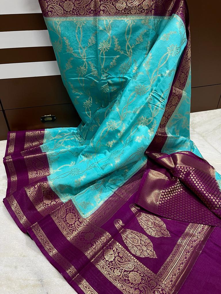 Banarasi Dyable Dupion Silk Saree