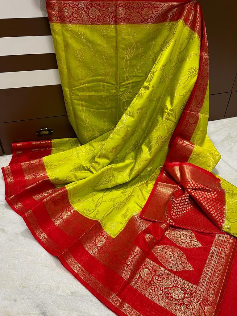 Banarasi Dyable Dupion Silk Saree