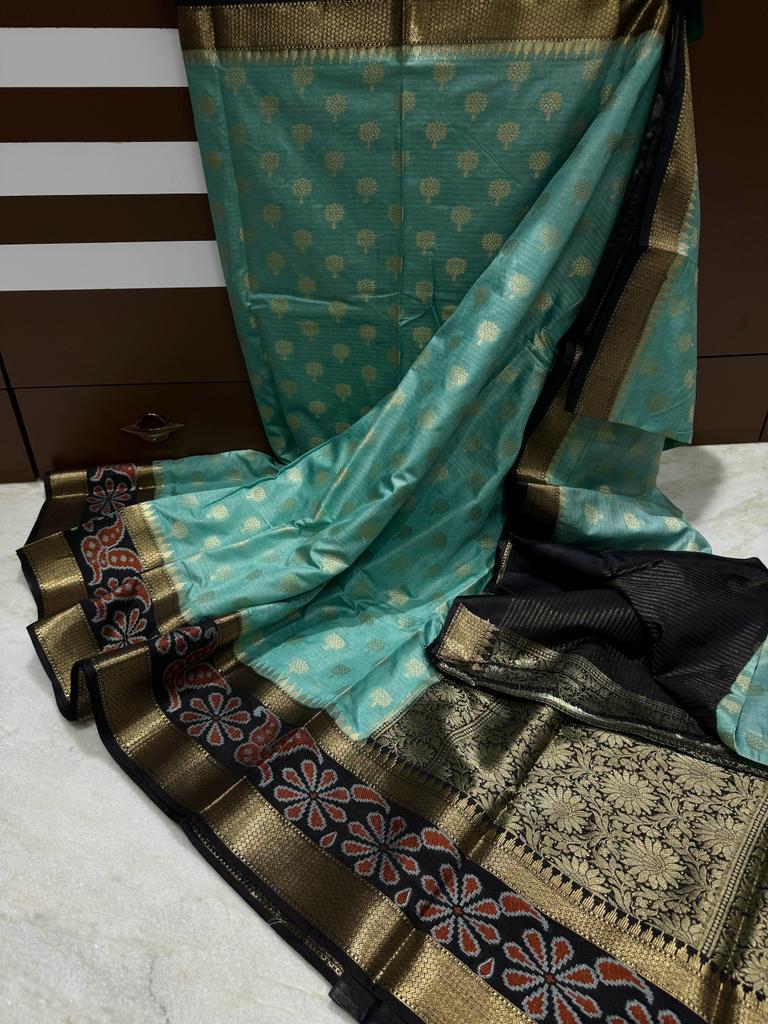 Banarasi Dyable Dupion Silk Saree