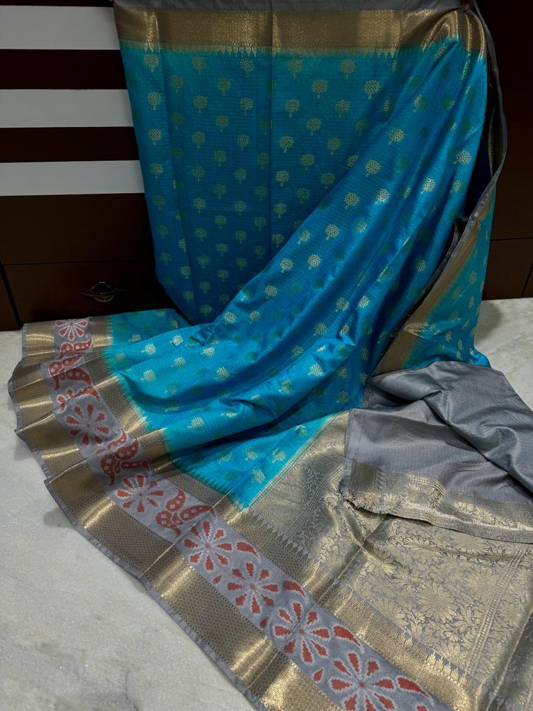 Banarasi Dyable Dupion Silk Saree