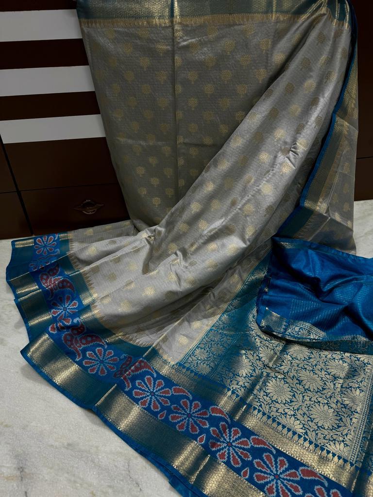 Banarasi Dyable Dupion Silk Saree