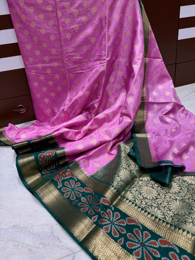 Banarasi Dyable Dupion Silk Saree