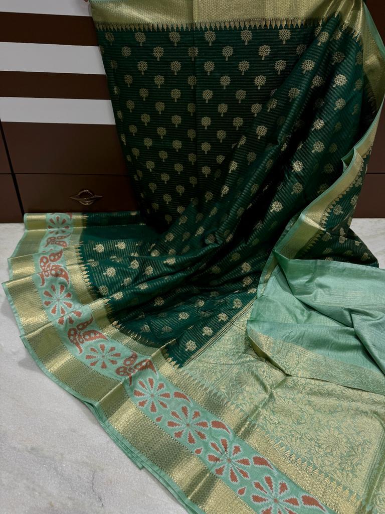 Banarasi Dyable Dupion Silk Saree