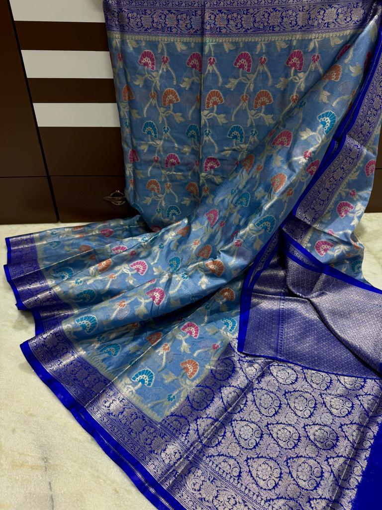 Banarasi Dyable Dupion Silk Saree
