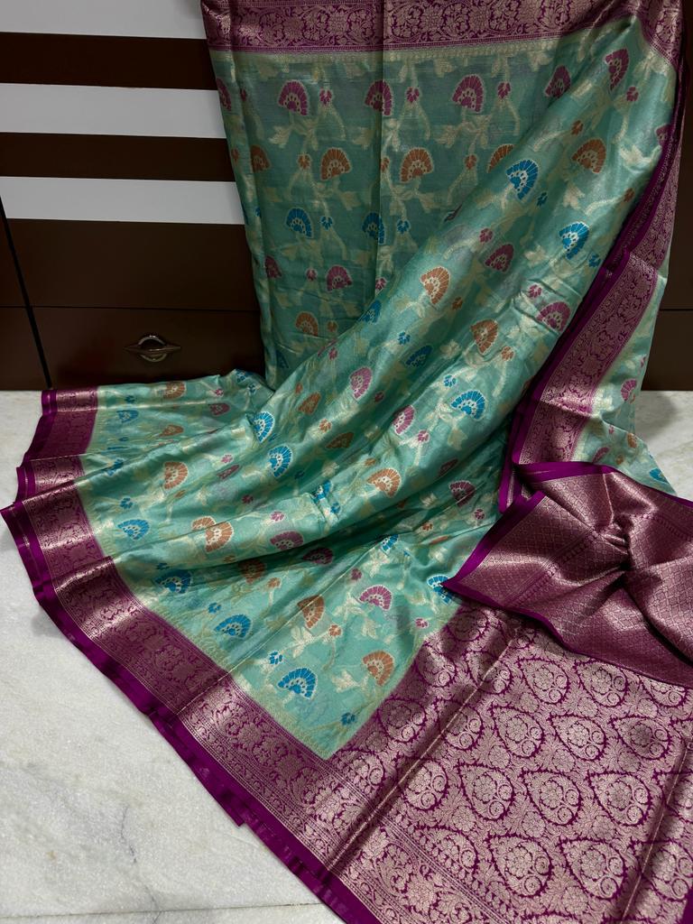 Banarasi Dyable Dupion Silk Saree