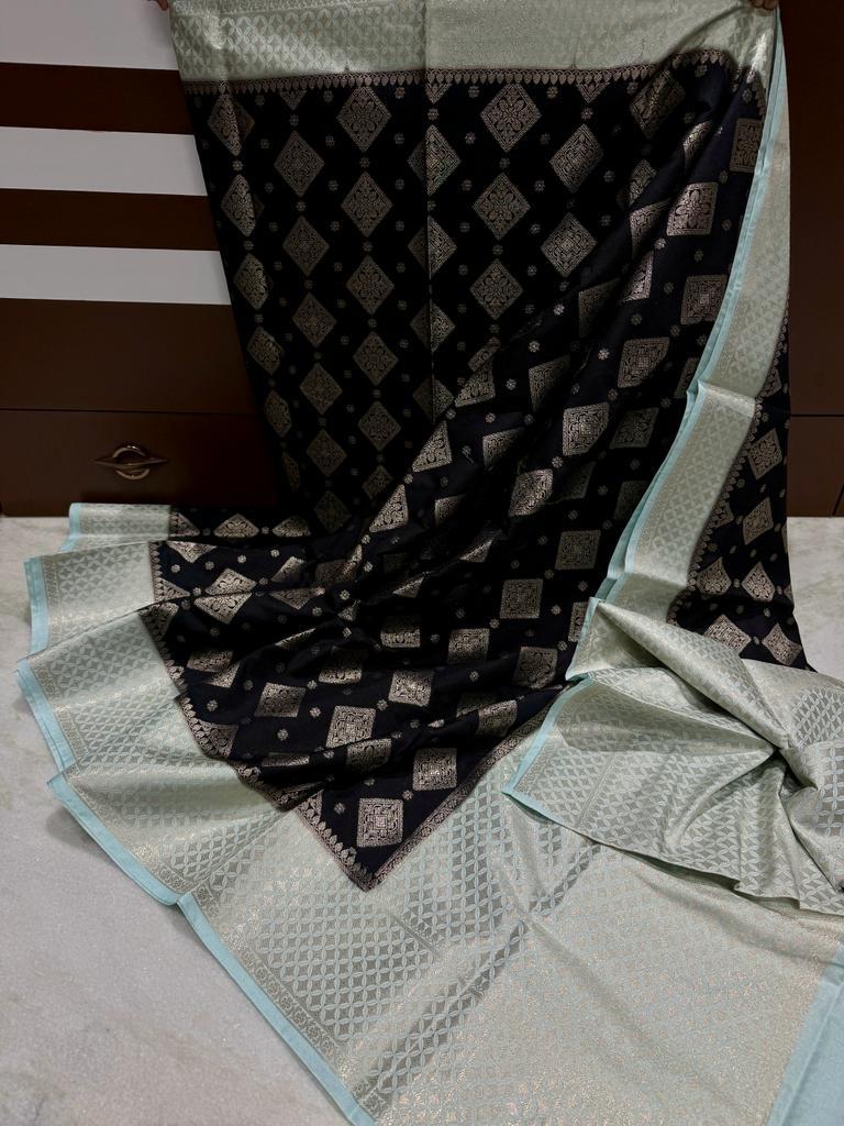 Banarasi Dyable Dupion Soft Silk Saree