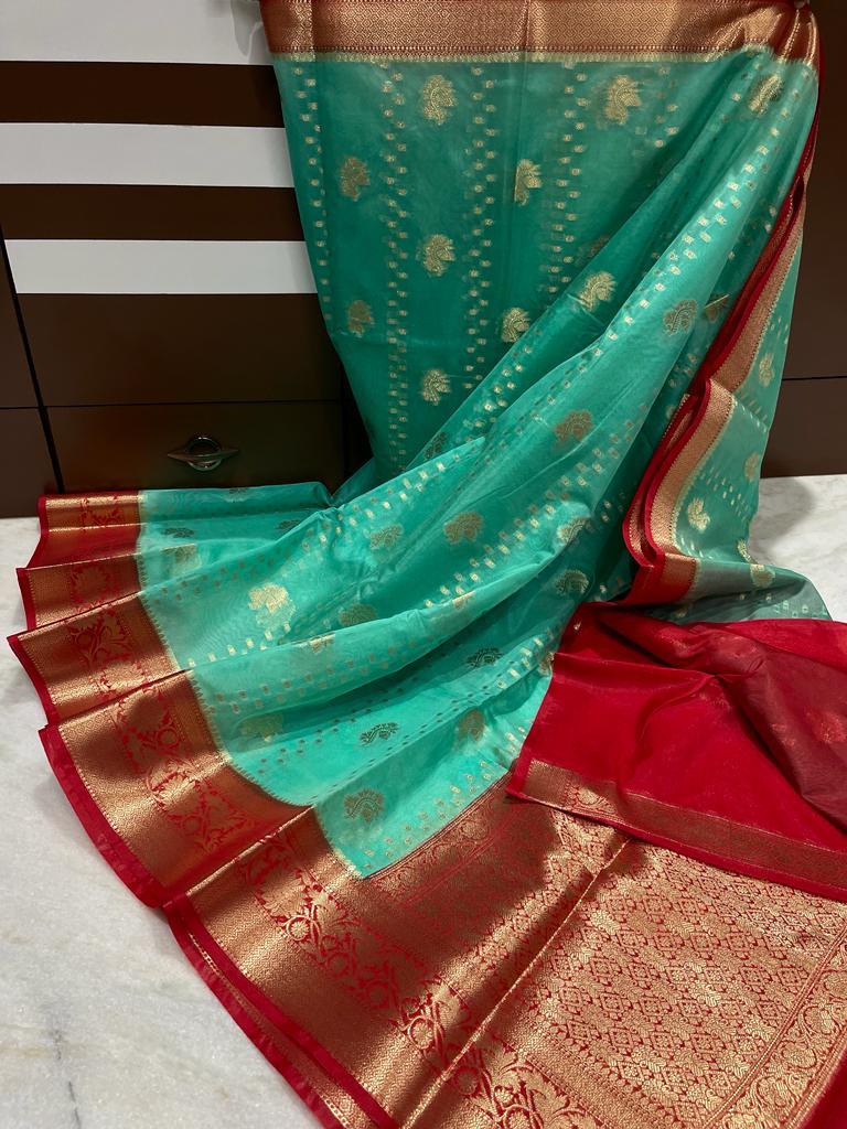 Banarasi Dyable Georgette Saree