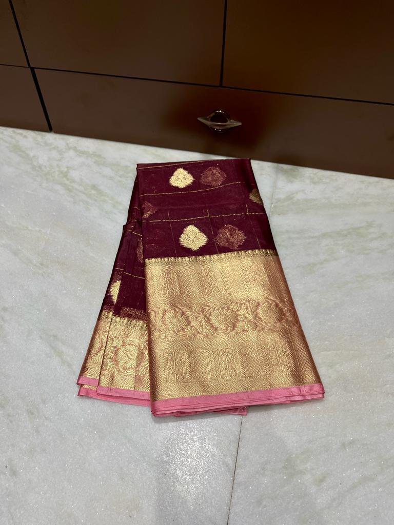 Banarasi Dyable Georgette Soft Saree