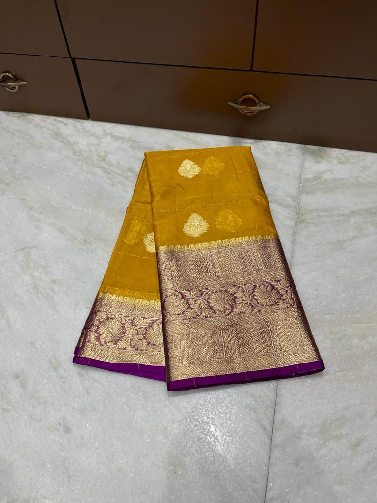 Banarasi Dyable Georgette Soft Saree