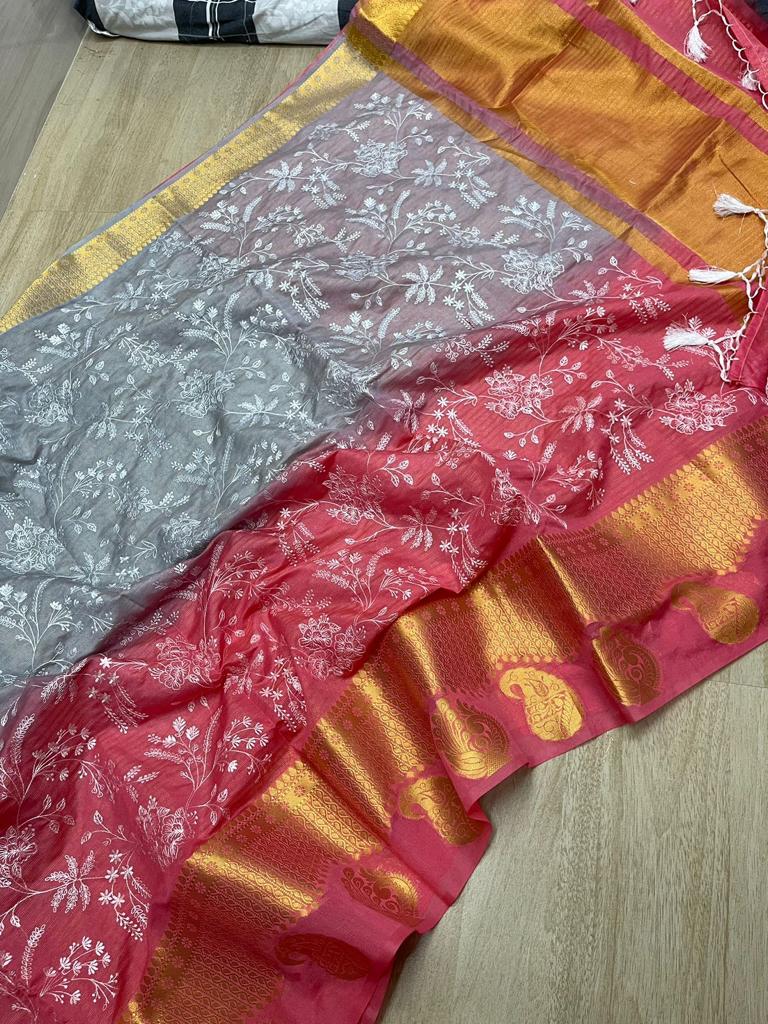 Banarasi Dyable Georgette Soft Saree