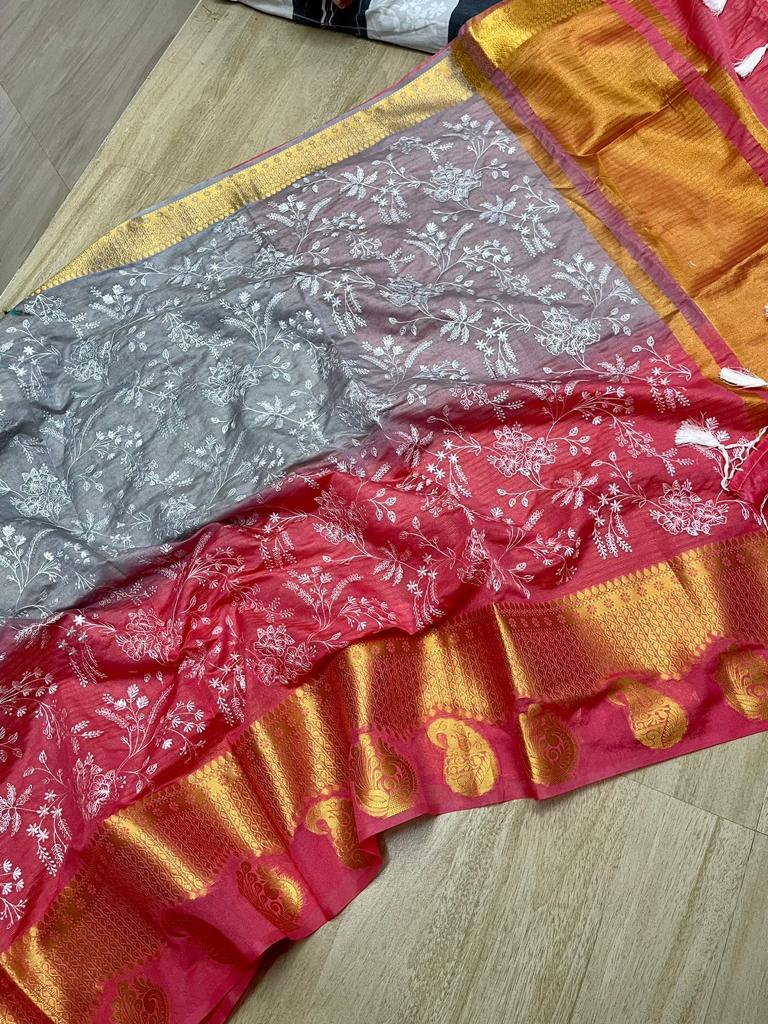 Banarasi Dyable Georgette Soft Saree